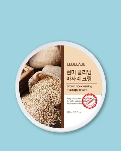 Lebelage Brown Rice Cleaning Massage Cream (Oczyszczający krem do masażu twarzy)