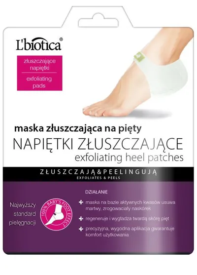 L'biotica Maska złuszczająca na pięty `Napiętki złuszczające`