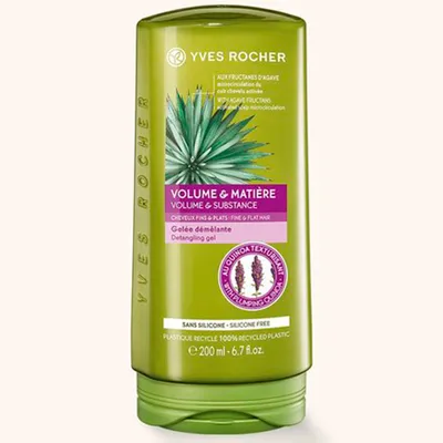 Yves Rocher Volume & Matiere, Apres-Shampooing Gelee Demelante (Odżywka zwiększająca objętość włosów z wyciągiem z komosy ryżowej)