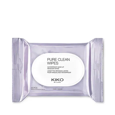 Kiko Milano Pure Clean Wipes (Chusteczki do demakijażu twarzy, oczu i ust)