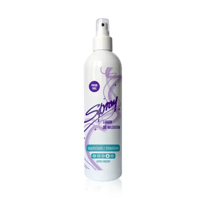 Synteza Spray, Lakier do włosów `Wygładzenie z jedwabiem`