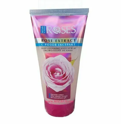 Nature of Agiva Roses, Deep Cleaning Face Scrub (Głęboko oczyszczający scrub do twarzy)