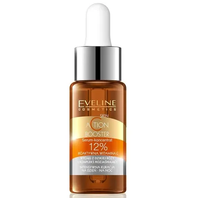 Eveline Cosmetics Skin Action Booster, Serum - koncentrat 12% Bioaktywna Witamina C