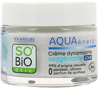 SO'BiO Etic Aqua Energie, Creme Jour (Dynamiczny bogaty w tlen krem na dzień)