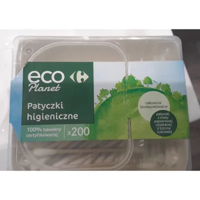 Carrefour Eco Planet, Patyczki higieniczne
