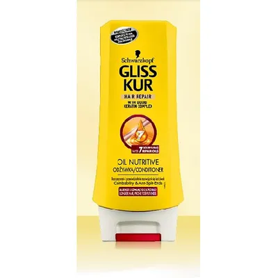 Schwarzkopf Gliss Kur Gliss Kur Oil Nutritive, Odżywka do włosów ze skłonnością do rozdwajania (nowa wersja)