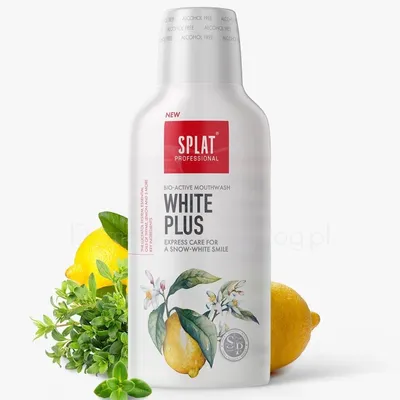 Splat White Plus, Bio-Active Mouthwash (Płyn do płukania jamy ustnej)