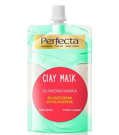 Perfecta Clay Mask, Glinkowa maska `Biała glinka i enzym papai - złuszczenie, wygładzenie