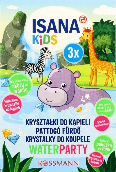 Isana Kids, Kryształki do kąpieli `Water Party`
