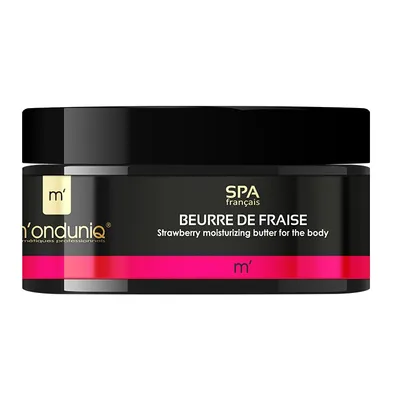 M'onduniq SPA Francais, Beurre De Fraise (Truskawkowe masło nawilżające do ciała, dłoni i stóp)