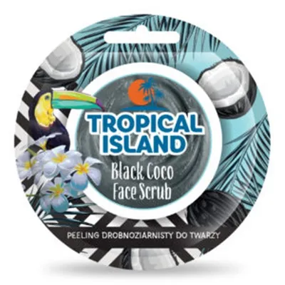 Marion Tropical Island, Black Coco Face Scrub (Peeling drobnoziarnisty do twarzy)