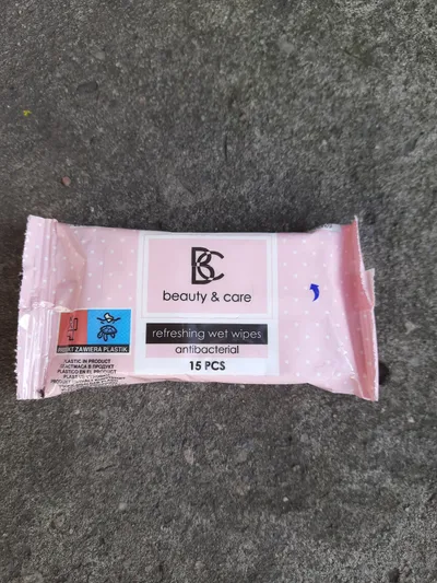 Beauty & Care (B&C) Refreshing Wet Wipes Antibacterial (Antybakteryjne chusteczki odświeżające)