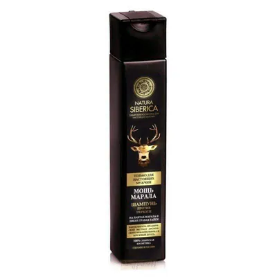 Natura Siberica For Real Men Only, Szampon przeciwłupieżowy `Siła syberyjskiego jelenia`