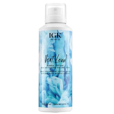 IGK Next Level, Nordic Cotton Heat-Activated Volume Spray (Spray do stylizacji włosów)