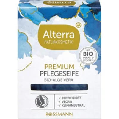 Alterra Premium Pflegeseife Bio- Aloe Vera (Mydło w kostce)