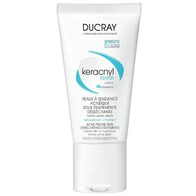 Ducray Keracnyl Repair, Cream 48h of Hydration (Regenerujący krem do twarzy)