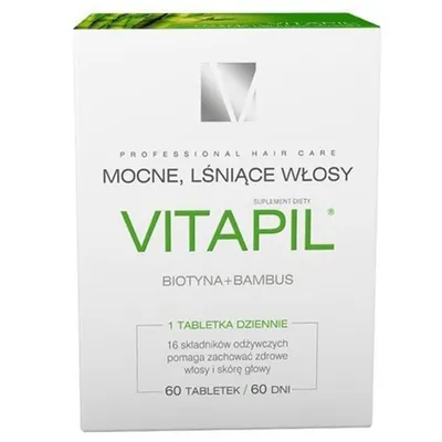 Vitapil Mocne, lśniące włosy, Biotyna + Bambus