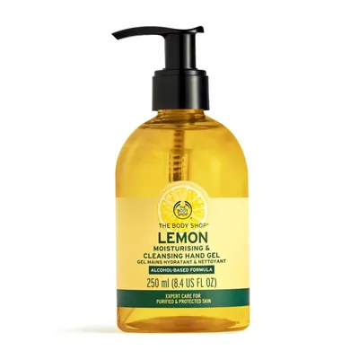 The Body Shop Lemon, Moisturizing & Cleansing Hand Gel (Żel antybakteryjny `Oczyszczająca cytryna`)