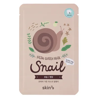 SKIN79 Fresh Garden, Snail Mask (Maska w płacie z filtratem ze ślimaka)