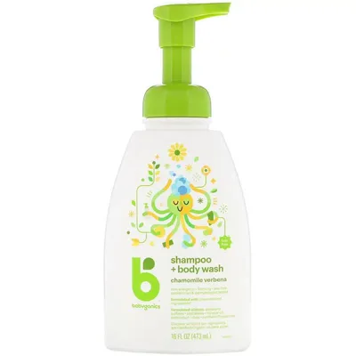 BabyGanics Shampoo + Body Wash Chamomile & Verbena (Szampon i żel do mycia ciała 2 w 1 o zapachu rumianku i werbeny)