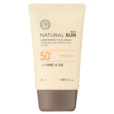 The Face Shop Natural Sun Eco Power Long Lasting Sun Cream (Długotrwały krem z filtrem)