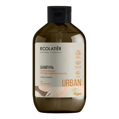 Ecolatier Urban, Szampon do włosów osłabionych wzmacniający `Shea i magnolia`