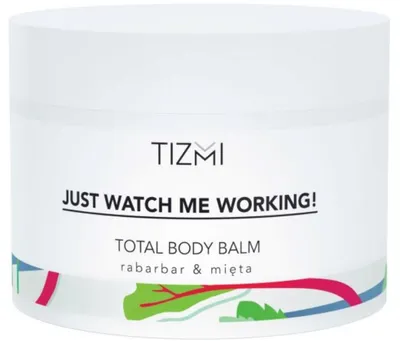 Tizmi Total Body Balm `Rhubarb & Mint` (Balsam do pięlęgnacji ciała 'Rabarbar i mięta`)