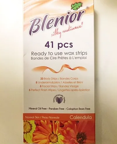 Blenior Silky Radiance, Calendula, Wax Strips Normal Skin (Plastry do depilacji)