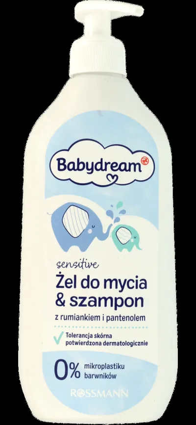 Babydream Sensitive, Żel do mycia i szampon z rumiankem i pantenolem