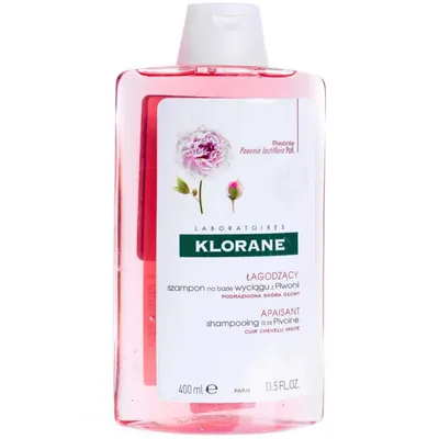 Klorane Apaisant Shampooing à la Pivoine [Soothing & Anti - Irritating Shampoo with Peony] (Łagodzący szampon na bazie wyciągu z piwonii (nowa wersja))