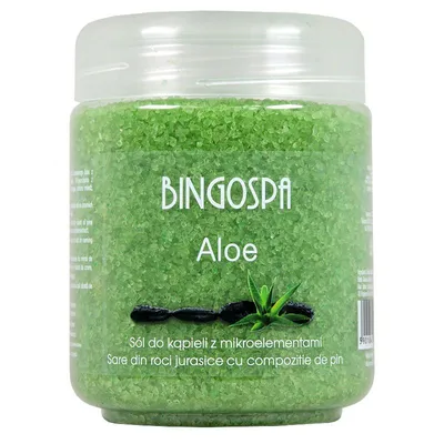 BingoSpa Niepieniąca sól do kąpieli z mikroelementami `Aloe`