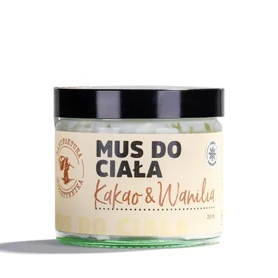 Manufaktura Bursztynnika Kakao & Wanilia, Mus do ciała
