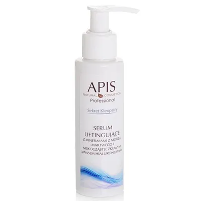 Apis Professional Line, Sekret Kleopatry, Serum liftingujące z minerałami z Morza Martwego i kwasem hialuronowym