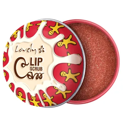Lovely Only For Sweet Lovers, Lip Scrub Can Gingerbread (Aromatyczny cukrowy peeling do ust imbirowy)