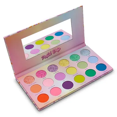 Mexmo Mexmo x  AndziaThere, Pastel Drip Eyeshadow Palette (Paleta 18 pastelowych cieni)