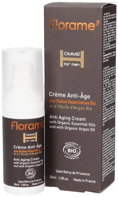 Florame Homme, Creme Anti-Age (Krem przeciwzmarszczkowy do twarzy)