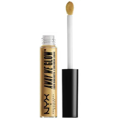 NYX Professional Makeup Away We Glow, Liquid Highlighter (Rozświetlacz do twarzy w płynie)