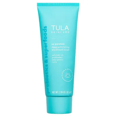 Tula So Poreless, Deep Exfoliating Balckheads Scrub (Głęboko oczyszczający peeling)