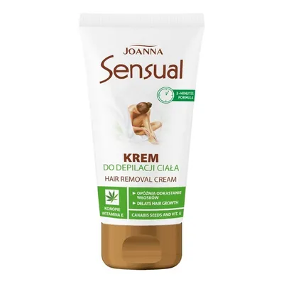 Joanna Sensual, Krem do depilacji ciała `Konopie + witamina E`