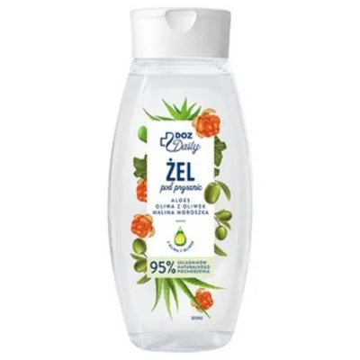 DOZ Daily, Żel pod prysznic ` Aloes, oliwa z oliwek, malina moroszka`