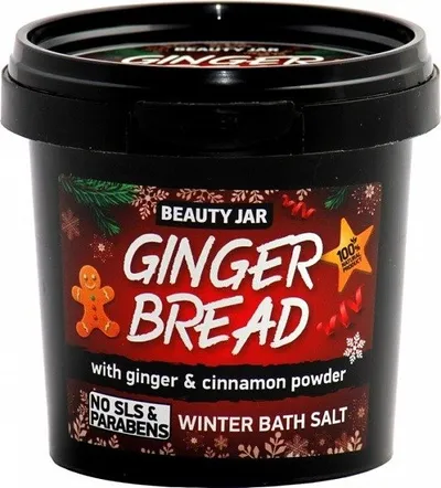 Beauty Jar Ginger Bread, Winter Bath Salt (Zimowa sól do kąpieli)