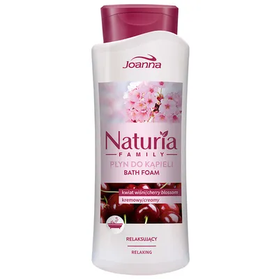 Joanna Naturia Family, Płyn do kąpieli `Kwiat wiśni`