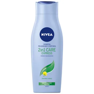 Nivea 2 in 1 Care Express, Szampon z odżywką (nowa wersja)