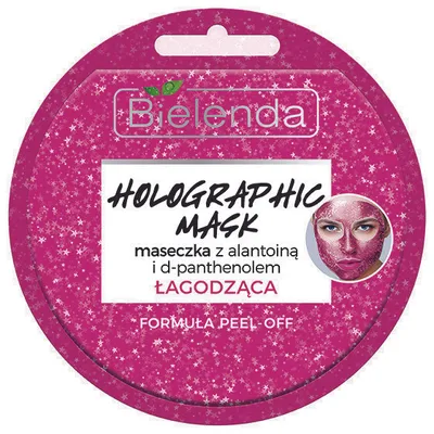Bielenda Holographic Mask, Maseczka łagodząca z alantoniną i d-panthenolem