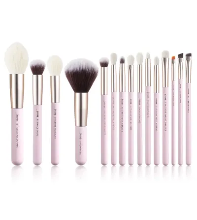 Jessup T292 Blushing Bride Brush Set (Zestaw 15 pędzli do makijażu twarzy i oczu)