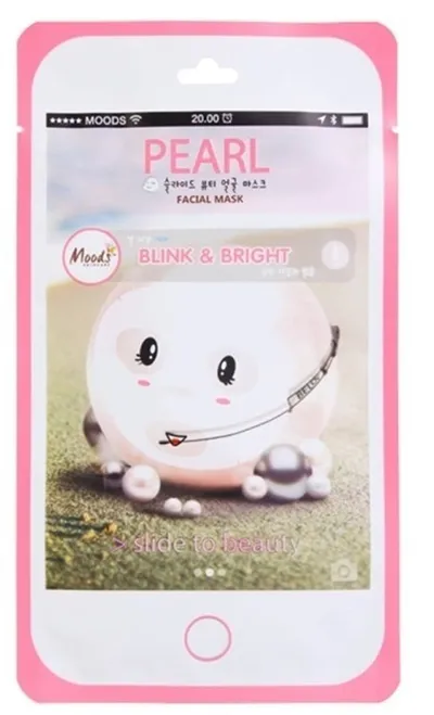 Moods Pearl Blink & Bright Facial Mask (Maska do twarzy w płachcie)