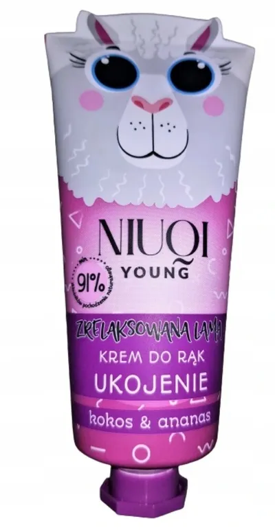 Niuqi Young, Kojący krem do rąk `Zrelaksowana lama`