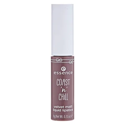 Essence Coast 'n' Chill Velvet Matte Liquid Lipstick (Matowa płynna pomadka)
