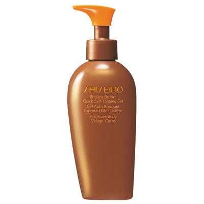 Shiseido Brilliant Bronze, Quick Self-Tanning Gel (Żel samoopalający do ciała i twarzy)