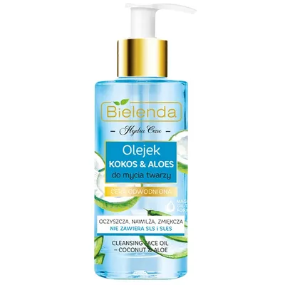 Bielenda Hydra Care, Kokos & Aloes, Olejek do mycia twarzy
